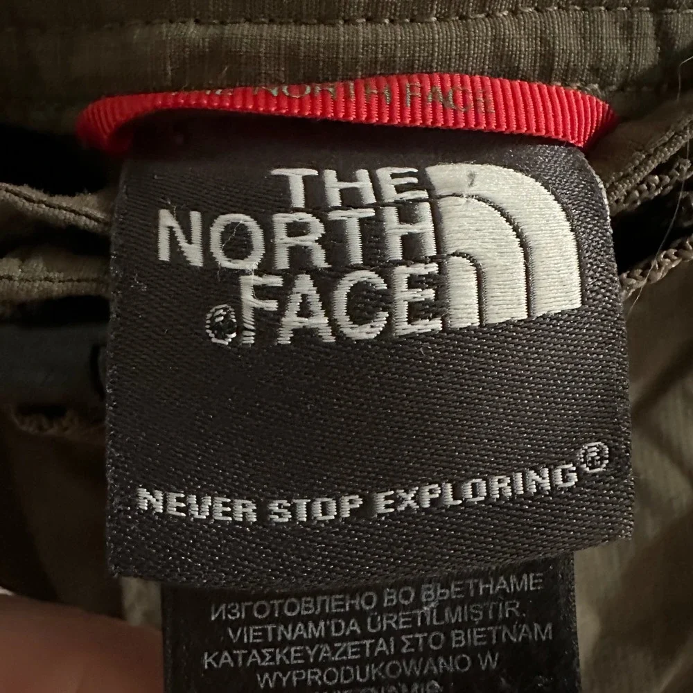 The North Face Mens Convertible Zip Off Pants‎ Khaki Size 36